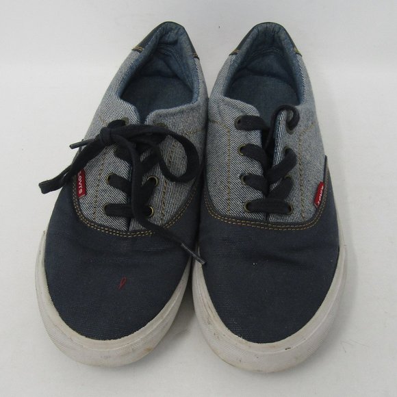 Levi's Boat Shoe Loafers Jean Blue Size 6Y Casual - Picture 2 of 8